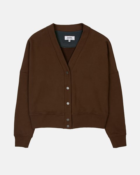 Cardigan crop en coton bio