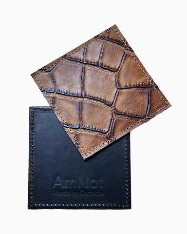 Recycled Leather Coaster Set (4 or 6)