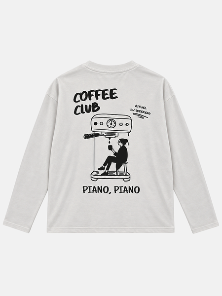 Chandail manche longue ample - Coffee club