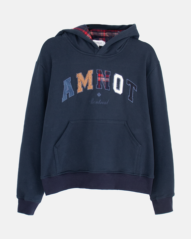 AmNot cropped hooded sweatshirt in organic cotton - Retail
