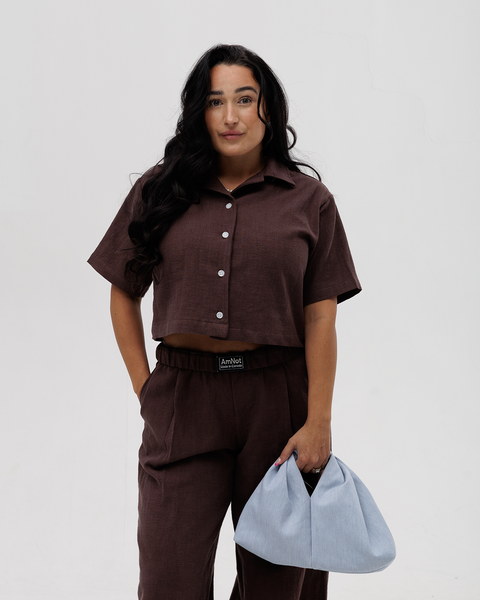 Sac à main - Noeud jeans recyclé