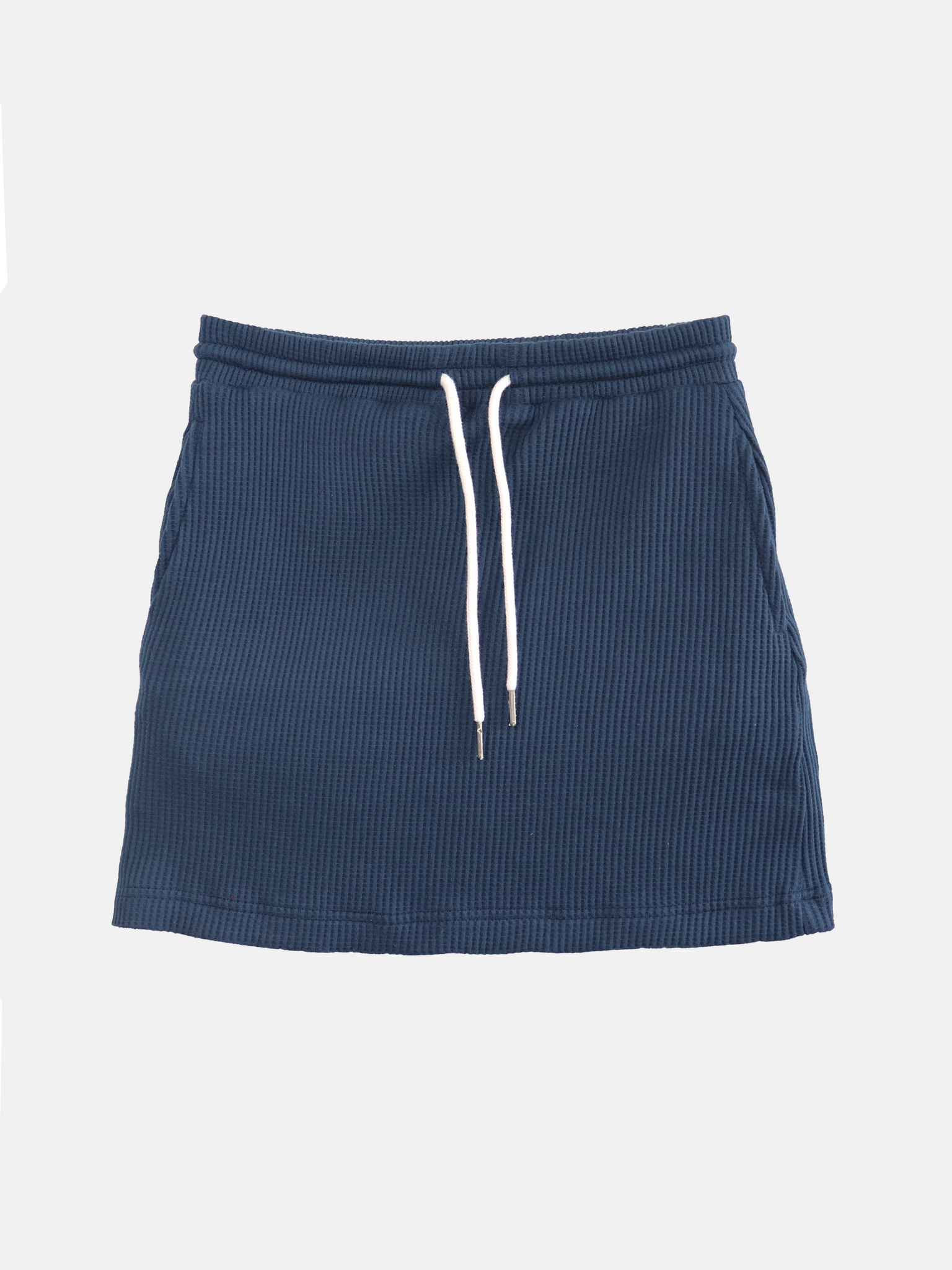 jupe gaufré en mélange de coton