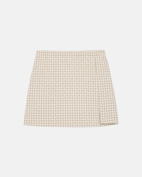 Jupe-short Gingham en coton bio