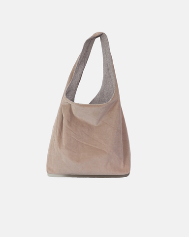 Reversible hobo bag - corduroy