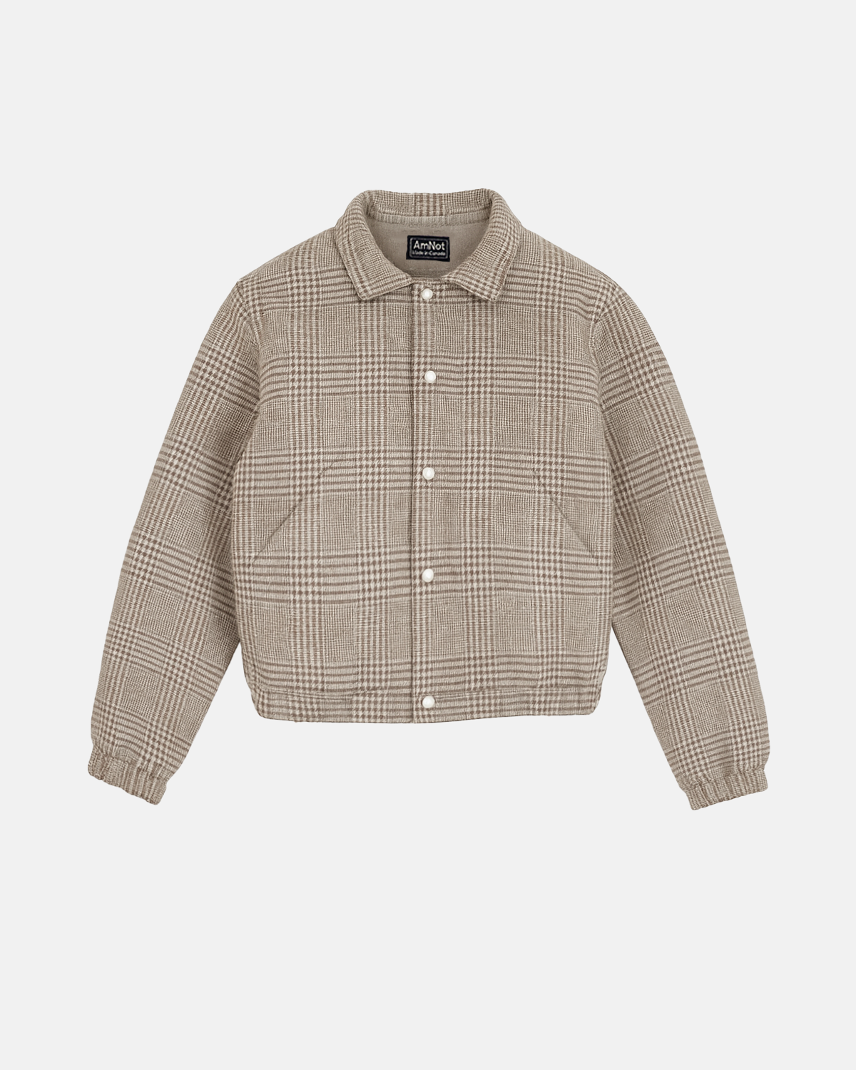 Aviator style jacket - Reversible plaid