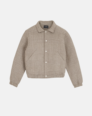 Aviator style jacket - Reversible plaid