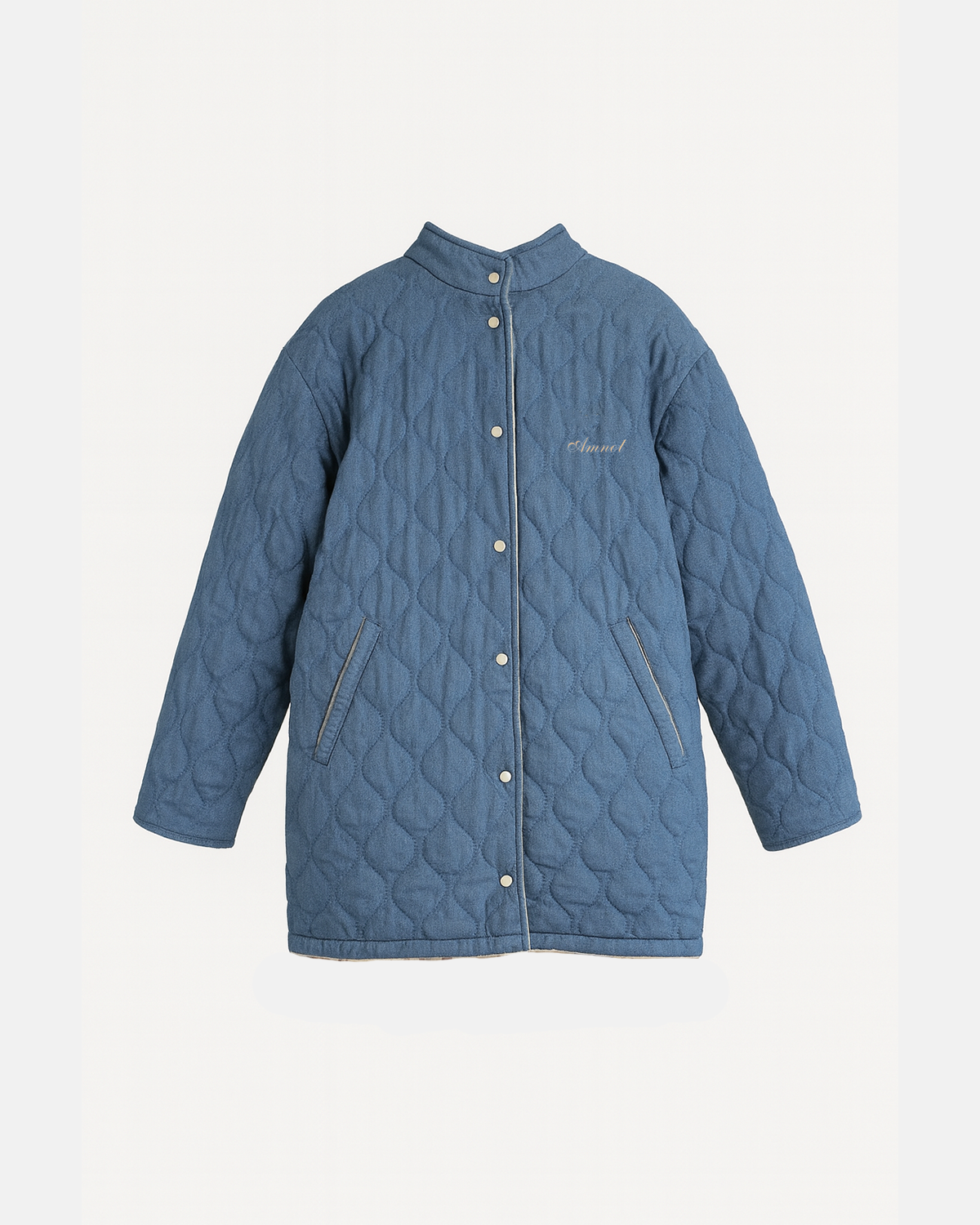 Manteau à carreau en laine réversible