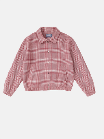Aviator style jacket - Reversible plaid