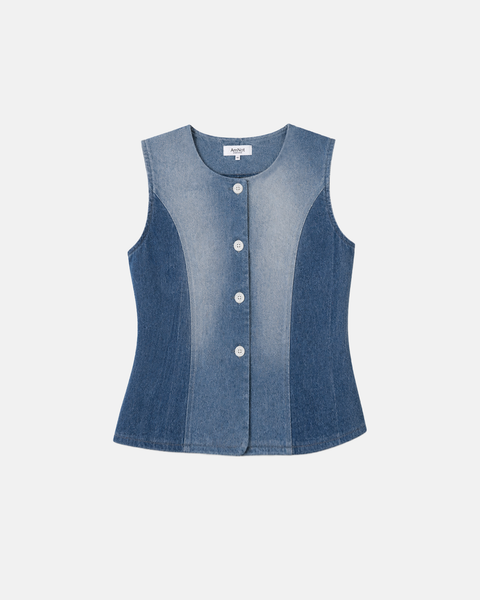 Recycled denim jacket