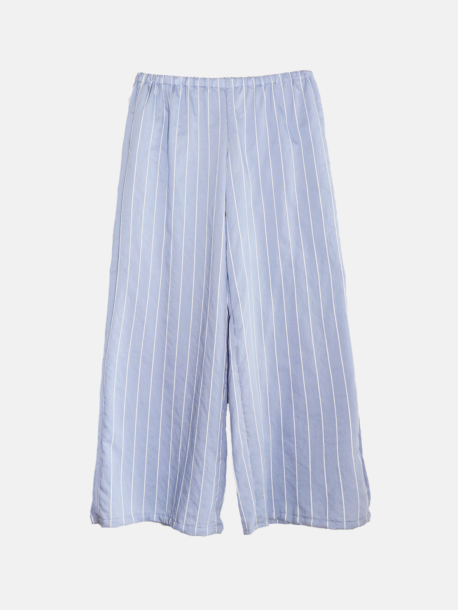 Pantalon évasé ligné fluide