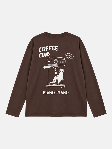 Chandail manche longue ample - Coffee club