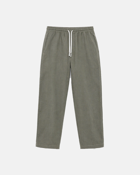 Pantalon jogger effet lin